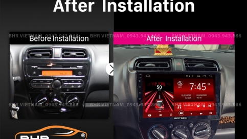Màn hình DVD Android xe Mitsubishi Mirage 2013 - 2020 | Gotech GT6 New
